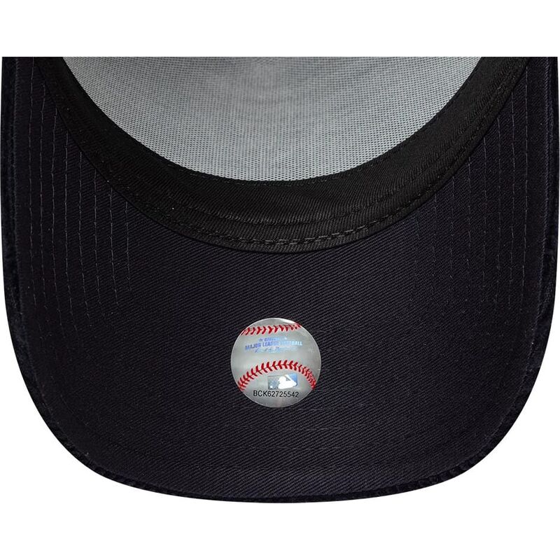 cappello-curvo-blu-marino-snapback-a-frame-tonal-cord-dei-new-york-yankees-mlb-di-new-era