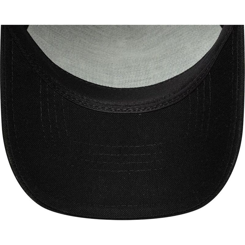 cappello-curvo-nero-snapback-e-frame-distressed-patch-di-new-era cappello-curvo-nero-snapback-e-frame-distressed-patch-di-new-era