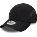 cappello-curvo-nero-snapback-runner-tech-midi-dei-los-angeles-dodgers-mlb-di-new-era