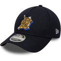 cappello-curvo-blu-marino-snapback-9forty-m-crown-a-frame-emblem-dei-detroit-tigers-mlb-di-new-era