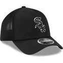 cappello-curvo-nero-snapback-9forty-apex-batting-practice-dei-chicago-white-sox-mlb-di-new-era