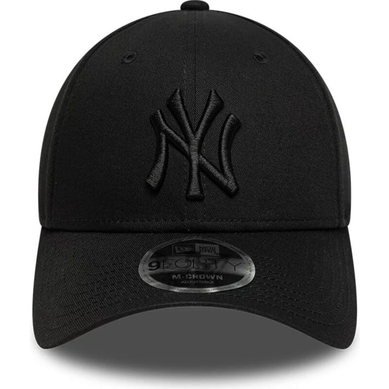 cappello-curvo-nero-snapback-9forty-m-crown-dei-new-york-yankees-mlb-di-new-era