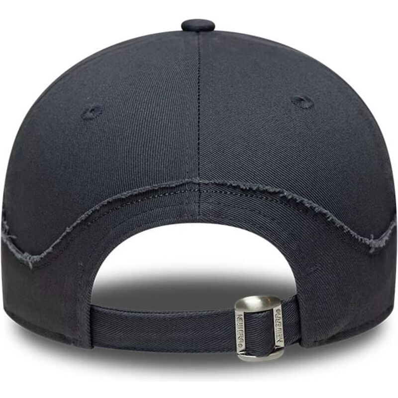 cappello-curvo-grigio-cinghia-regolabile-9forty-stitched-dei-los-angeles-dodgers-mlb-di-new-era