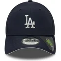cappello-curvo-blu-marino-cinghia-regolabile-9forty-recycled-dei-los-angeles-dodgers-mlb-di-new-era