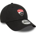 cappello-curvo-nero-cinghia-regolabile-9forty-dashmark-mesh-dei-ducati-motor-motogp-di-new-era