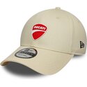 cappello-curvo-beige-cinghia-regolabile-9forty-core-dei-ducati-motor-motogp-di-new-era