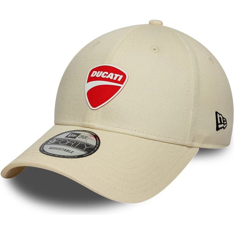 gorra-curva-beige-ajustable-9forty-core-de-ducati-motor-motogp-de-new-era