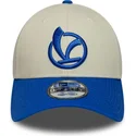 cappello-curvo-beige-cinghia-regolabile-9forty-contrast-visor-vespa-piaggio-di-new-era