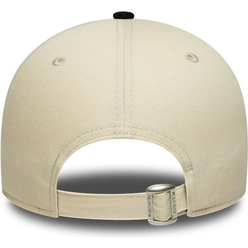 cappello-curvo-beige-cinghia-regolabile-9forty-colour-block-dei-las-vegas-raiders-nfl-di-new-era