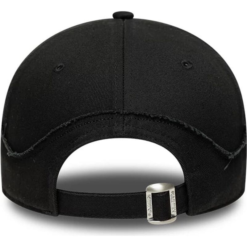 cappello-curvo-nero-cinghia-regolabile-9forty-stitched-dei-new-york-yankees-mlb-di-new-era