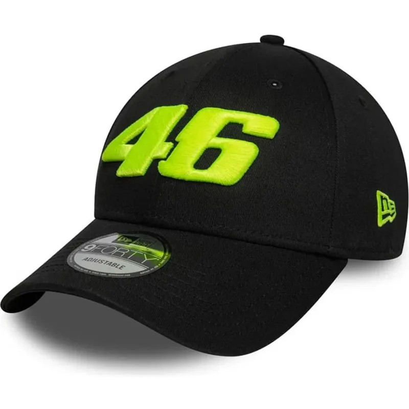 cappello-curvo-nero-cinghia-regolabile-9forty-wordmark-dei-valentino-rossi-vr46-motogp-di-new-era cappello-curvo-nero-cinghia-regolabile-9forty-wordmark-dei-valentino-rossi-vr46-motogp-di-new-era