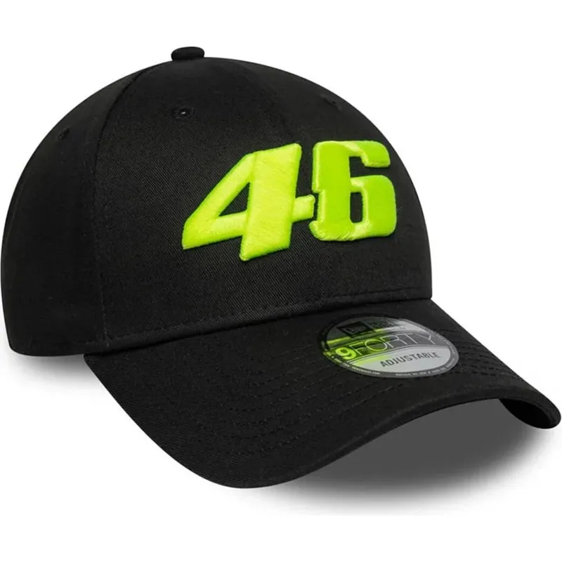 cappello-curvo-nero-cinghia-regolabile-9forty-wordmark-dei-valentino-rossi-vr46-motogp-di-new-era cappello-curvo-nero-cinghia-regolabile-9forty-wordmark-dei-valentino-rossi-vr46-motogp-di-new-era