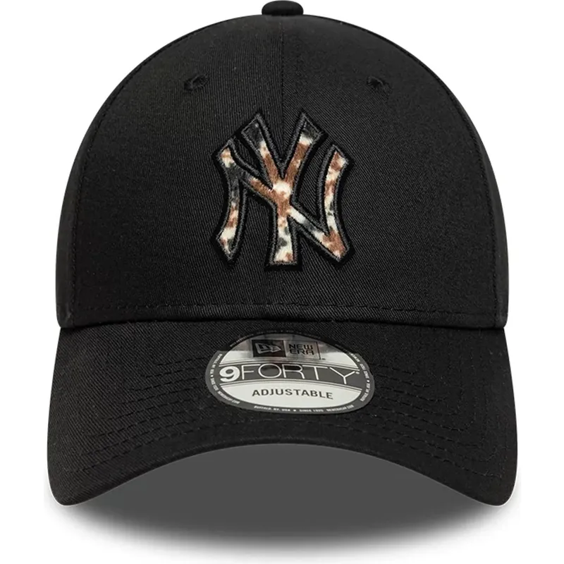 cappello-curvo-nero-cinghia-regolabile-9forty-faux-pony-infill-dei-new-york-yankees-mlb-di-new-era cappello-curvo-nero-cinghia-regolabile-9forty-faux-pony-infill-dei-new-york-yankees-mlb-di-new-era