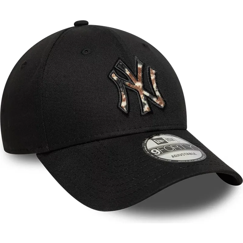 cappello-curvo-nero-cinghia-regolabile-9forty-faux-pony-infill-dei-new-york-yankees-mlb-di-new-era cappello-curvo-nero-cinghia-regolabile-9forty-faux-pony-infill-dei-new-york-yankees-mlb-di-new-era