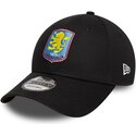 cappello-curvo-nero-cinghia-regolabile-9forty-core-dei-aston-villa-football-club-premier-league-di-new-era