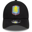 cappello-curvo-nero-cinghia-regolabile-9forty-core-dei-aston-villa-football-club-premier-league-di-new-era