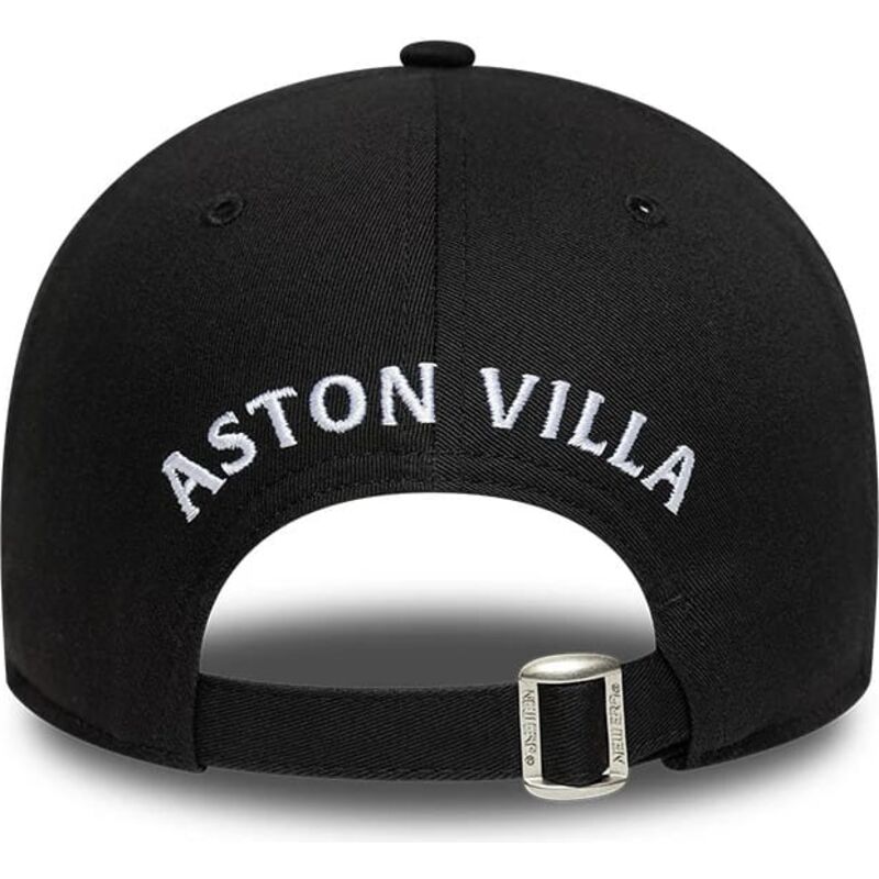 cappello-curvo-nero-cinghia-regolabile-9forty-core-dei-aston-villa-football-club-premier-league-di-new-era cappello-curvo-nero-cinghia-regolabile-9forty-core-dei-aston-villa-football-club-premier-league-di-new-era