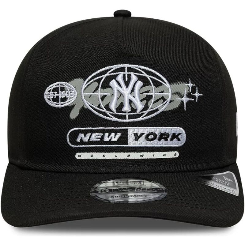cappello-curvo-nero-snapback-19twenty-graphic-dei-new-york-yankees-mlb-di-new-era cappello-curvo-nero-snapback-19twenty-graphic-dei-new-york-yankees-mlb-di-new-era