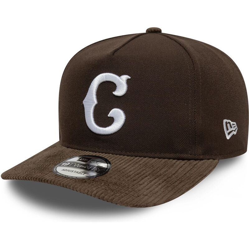 cappello-curvo-marrone-snapback-19twenty-cooperstown-cord-dei-chicago-cubs-mlb-di-new-era