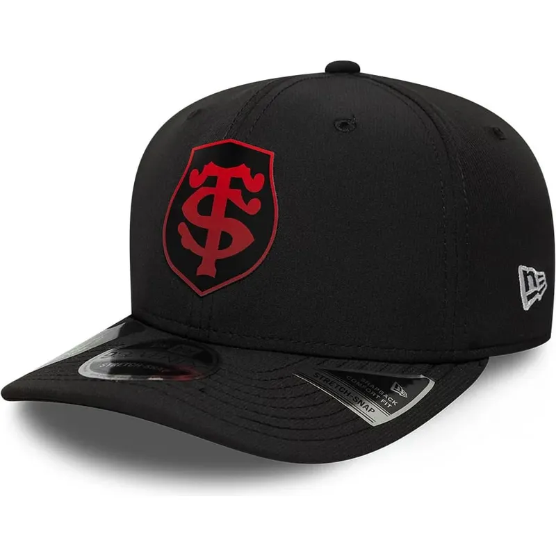 cappello-curvo-nero-snapback-9seventy-stretch-snap-gradient-dei-stade-toulousain-top-14-di-new-era