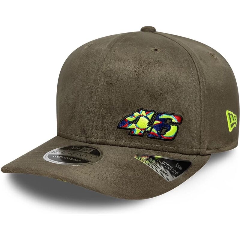 cappello-curvo-verde-snapback-9seventy-stretch-snap-flawless-dei-valentino-rossi-vr46-motogp-di-new-era