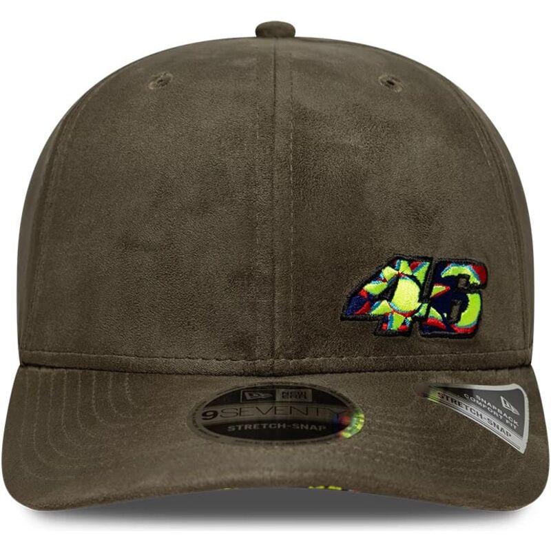cappello-curvo-verde-snapback-9seventy-stretch-snap-flawless-dei-valentino-rossi-vr46-motogp-di-new-era