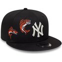 cappello-piatto-nero-snapback-9fifty-outdoor-icon-dei-new-york-yankees-mlb-di-new-era