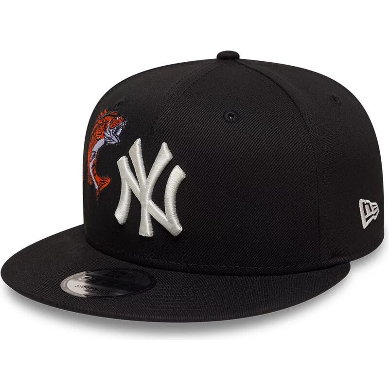 cappello-piatto-nero-snapback-9fifty-outdoor-icon-dei-new-york-yankees-mlb-di-new-era