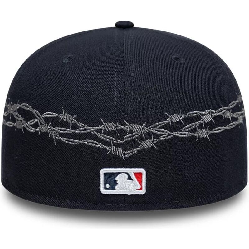 cappello-piatto-blu-marino-aderente-59fifty-icon-dei-new-york-yankees-mlb-di-new-era