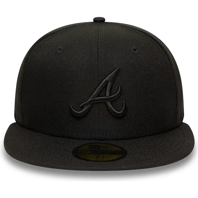 cappello-piatto-nero-aderente-59fifty-dei-atlanta-braves-mlb-di-new-era cappello-piatto-nero-aderente-59fifty-dei-atlanta-braves-mlb-di-new-era