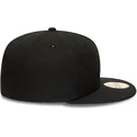 cappello-piatto-nero-aderente-59fifty-dei-atlanta-braves-mlb-di-new-era