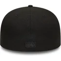 cappello-piatto-nero-aderente-59fifty-dei-atlanta-braves-mlb-di-new-era