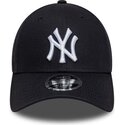 cappello-curvo-blu-marino-snapback-9forty-m-crown-side-script-dei-new-york-yankees-mlb-di-new-era