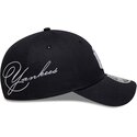 cappello-curvo-blu-marino-snapback-9forty-m-crown-side-script-dei-new-york-yankees-mlb-di-new-era