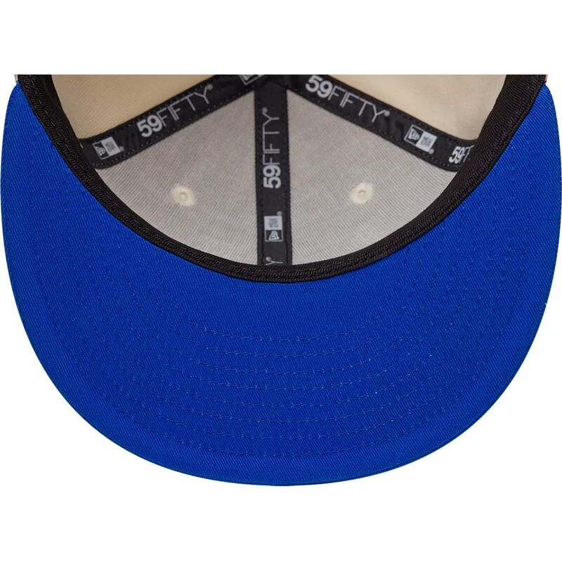 cappello-piatto-beige-aderente-59fifty-league-essential-dei-new-york-yankees-mlb-di-new-era