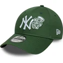 cappello-curvo-verde-cinghia-regolabile-9forty-food-icon-dei-new-york-yankees-mlb-di-new-era