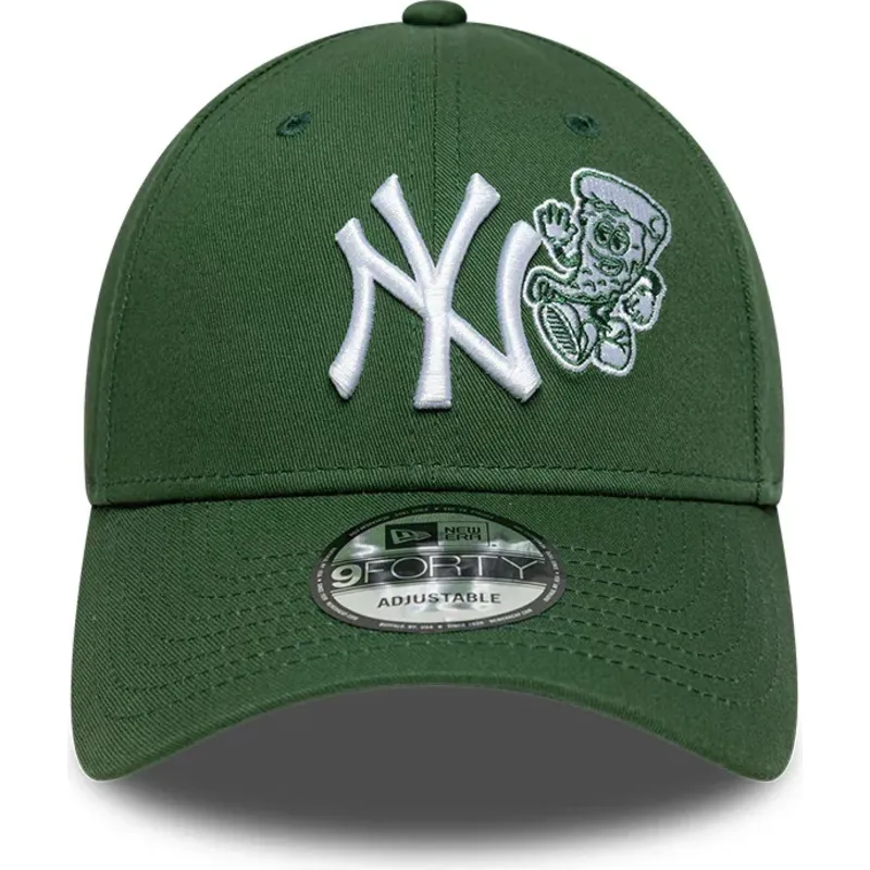 cappello-curvo-verde-cinghia-regolabile-9forty-food-icon-dei-new-york-yankees-mlb-di-new-era
