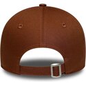 cappello-curvo-marrone-cinghia-regolabile-9forty-league-essential-midi-dei-los-angeles-dodgers-mlb-di-new-era