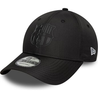 Cappello curvo nero cinghia regolabile 9FORTY Ripstop dei FC Barcelona LALIGA di New Era