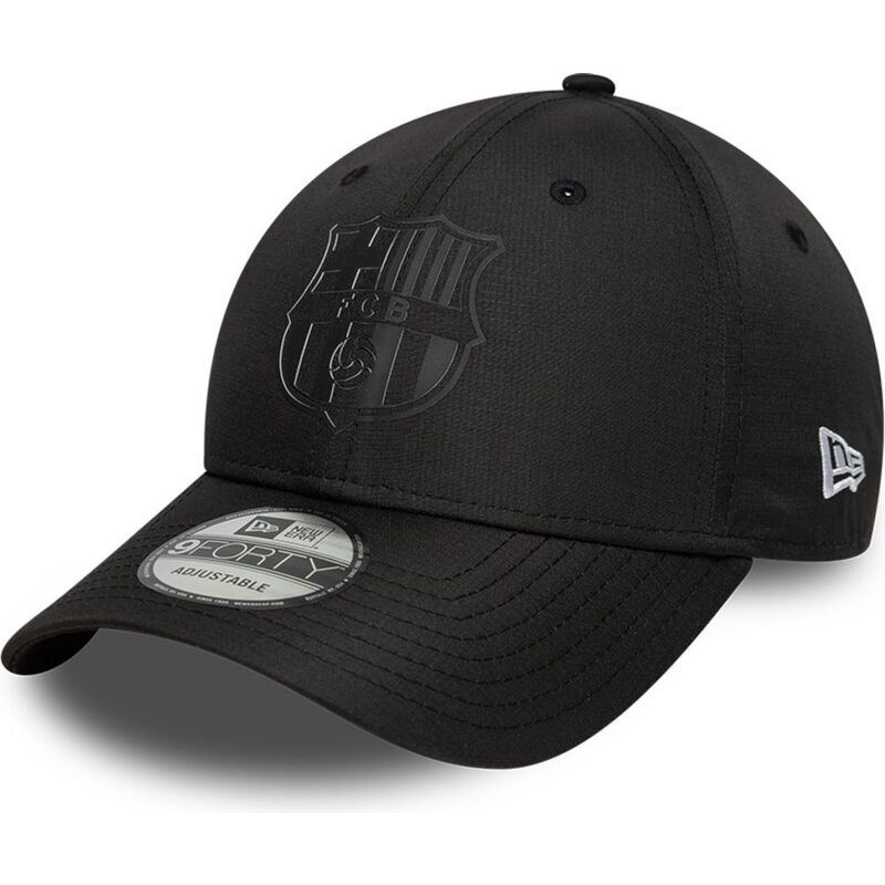 cappello-curvo-nero-cinghia-regolabile-9forty-ripstop-dei-fc-barcelona-laliga-di-new-era
