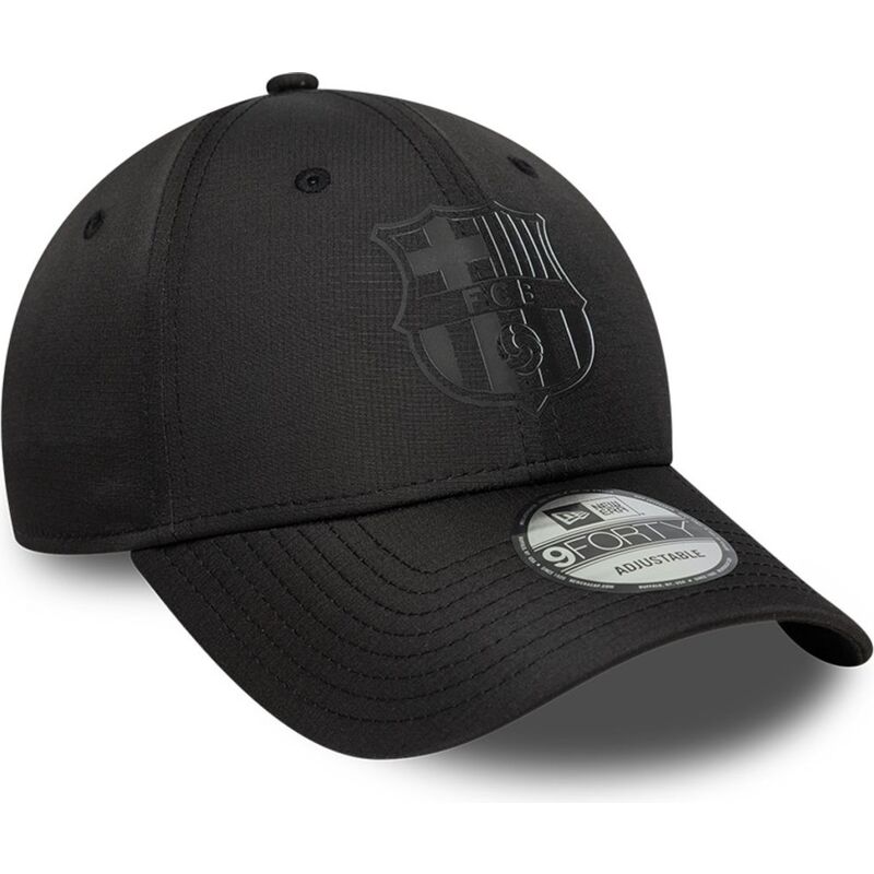 cappello-curvo-nero-cinghia-regolabile-9forty-ripstop-dei-fc-barcelona-laliga-di-new-era