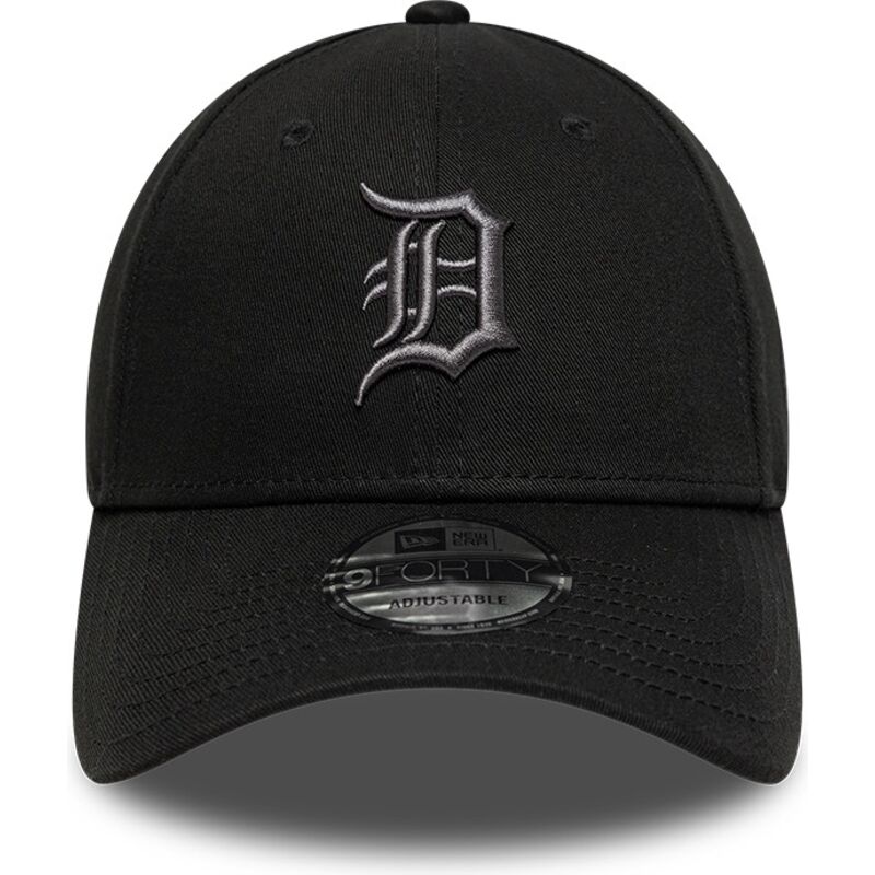 cappello-curvo-nero-cinghia-regolabile-9forty-league-essential-dei-detroit-tigers-mlb-di-new-era