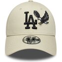 cappello-curvo-beige-cinghia-regolabile-9forty-outdoor-icon-dei-los-angeles-dodgers-mlb-di-new-era