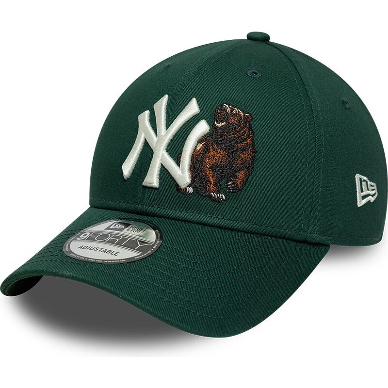 cappello-curvo-verde-cinghia-regolabile-9forty-outdoor-icon-dei-new-york-yankees-mlb-di-new-era