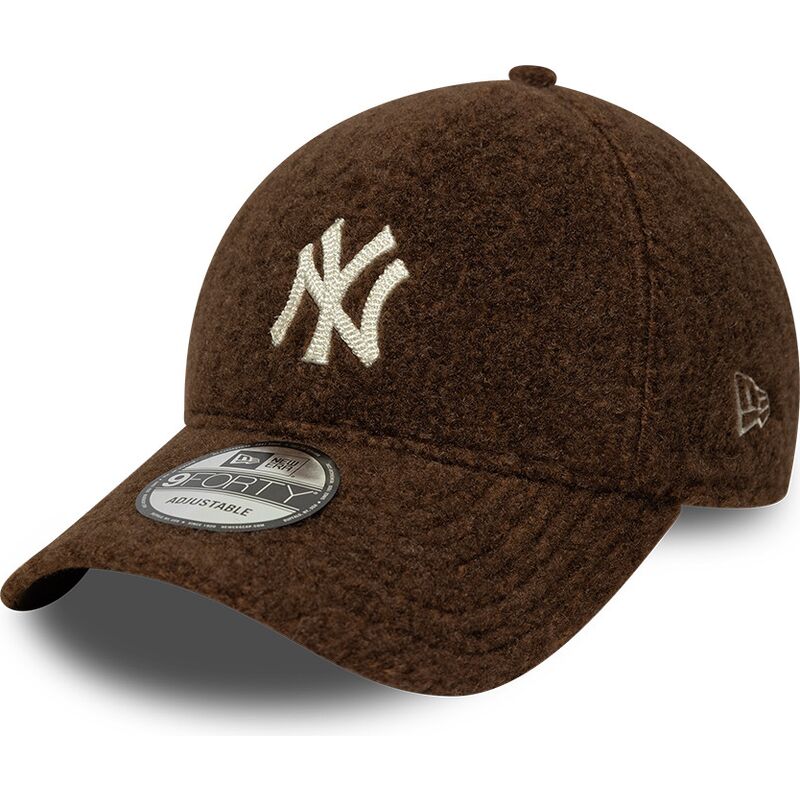 cappello-curvo-marrone-snapback-9forty-winter-borg-dei-new-york-yankees-mlb-di-new-era