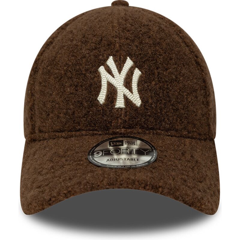 cappello-curvo-marrone-snapback-9forty-winter-borg-dei-new-york-yankees-mlb-di-new-era