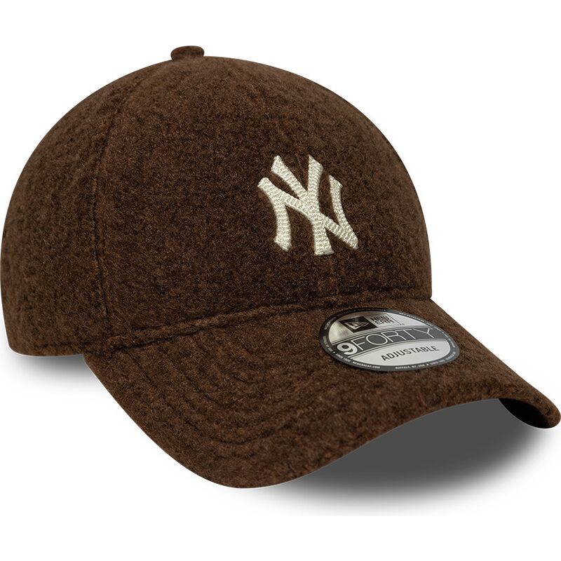 cappello-curvo-marrone-snapback-9forty-winter-borg-dei-new-york-yankees-mlb-di-new-era