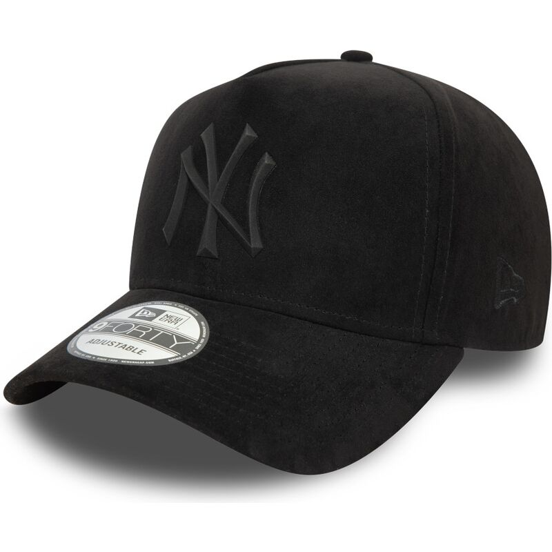 cappello-curvo-nero-snapback-e-frame-faux-suede-dei-new-york-yankees-mlb-di-new-era cappello-curvo-nero-snapback-e-frame-faux-suede-dei-new-york-yankees-mlb-di-new-era