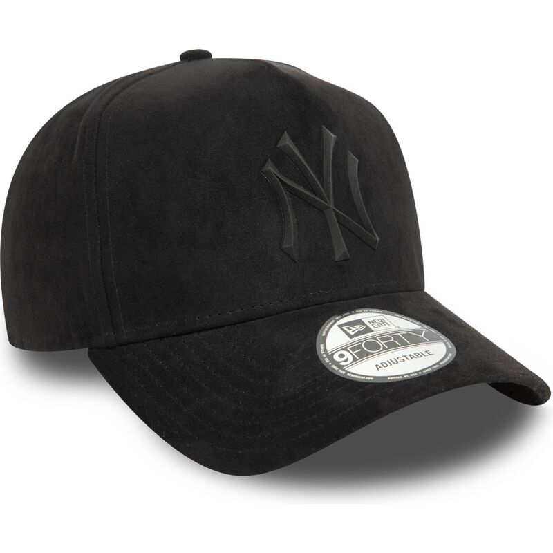 cappello-curvo-nero-snapback-e-frame-faux-suede-dei-new-york-yankees-mlb-di-new-era cappello-curvo-nero-snapback-e-frame-faux-suede-dei-new-york-yankees-mlb-di-new-era