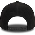 cappello-curvo-nero-snapback-e-frame-faux-suede-dei-new-york-yankees-mlb-di-new-era